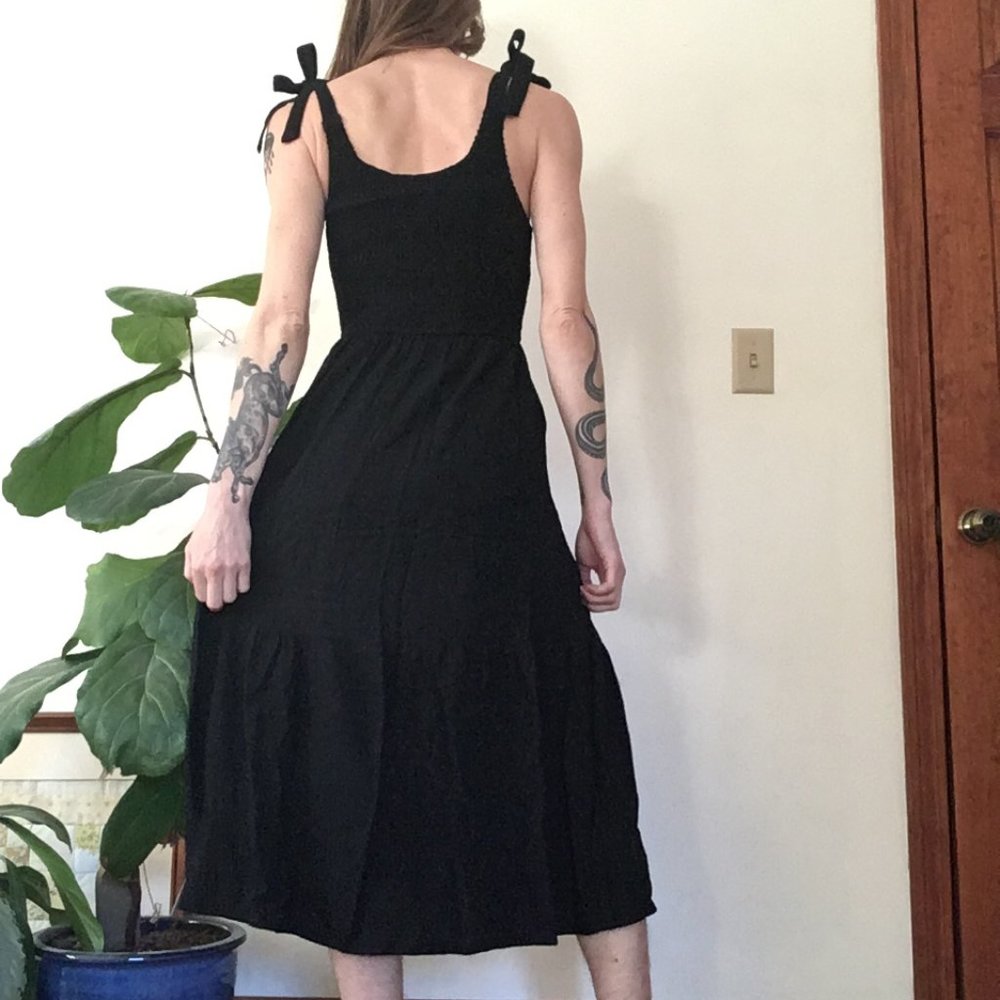 Linen Midi Dress - Picture 2 of 13